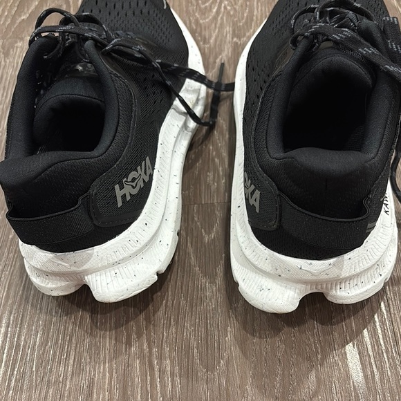 HOKA Black and White Sneakers - Picture 4 of 6